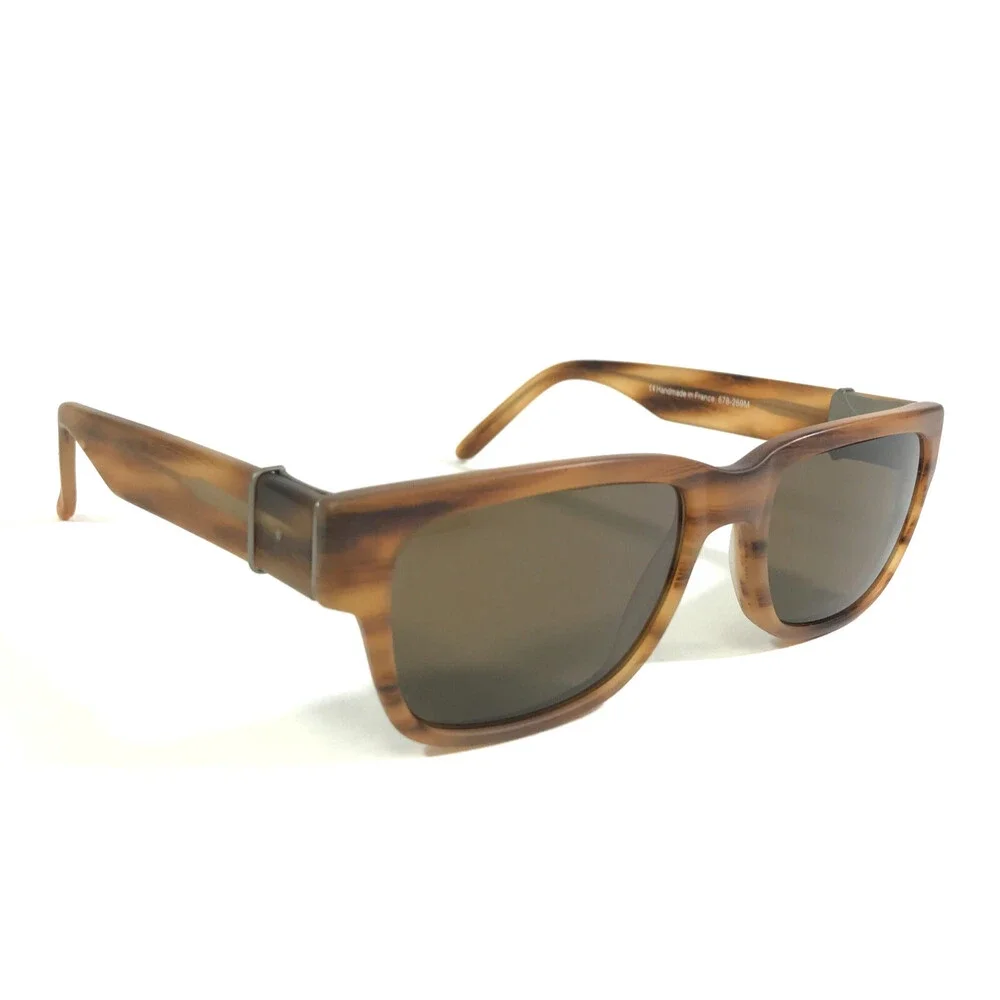 Robert Marc Sunglasses 678-269M Matte Brown Horn Frames with Brown Lenses